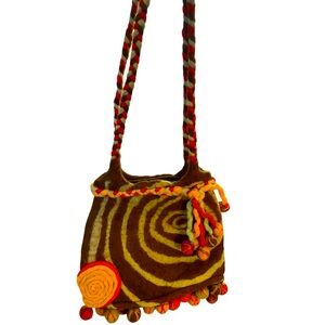 Rising Tide Felt Wool Purse